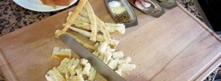 салат цезарь с курицей. Шаг 3