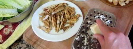 салат цезарь с курицей. Шаг 9