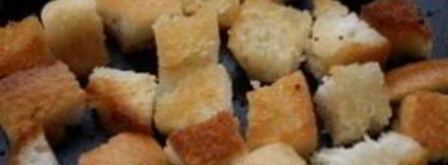 салат цезарь с ветчиной. Шаг 6