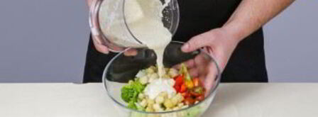 салат цезарь традиционный. Шаг 5