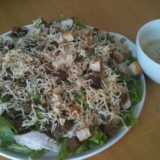 Рецепт салатика цезарь