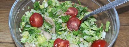 цезарь с пекинской капустой. Шаг 10