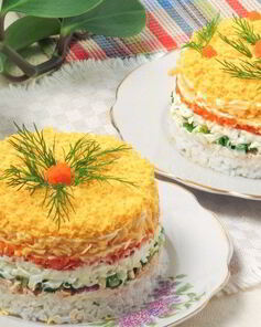 Салаты с рисом