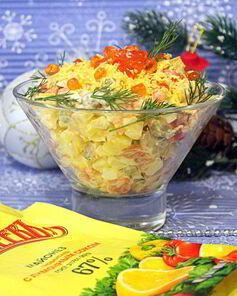 Салаты с семгой