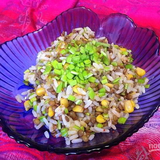 Рецепт турецкого салата с рисом и чечевицей