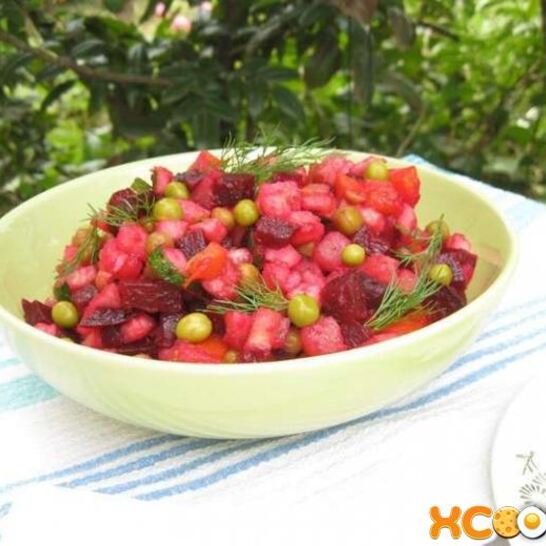 Рецепт летнего винегрета