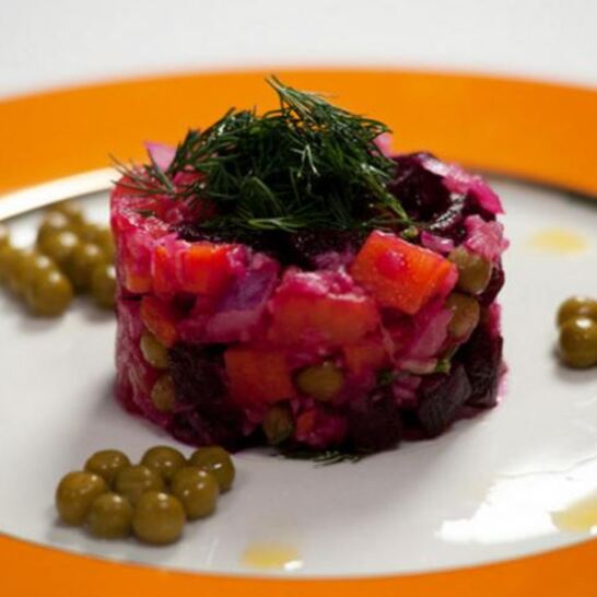 Рецепт славянского винегрета с репой