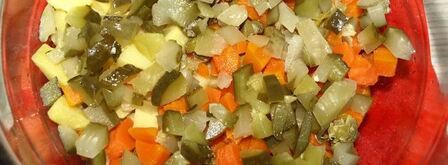 старорусский винегрет с судаком. Шаг 6