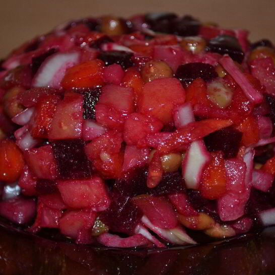 Рецепт винегрета классического с горошком