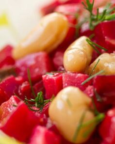 Винегрет с белой фасолью