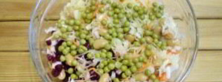 винегрет с горошком. Шаг 8