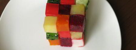 винегрет с крабовыми палочками. Шаг 10