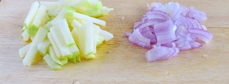 винегрет с квашеной капустой и горошком. Шаг 5