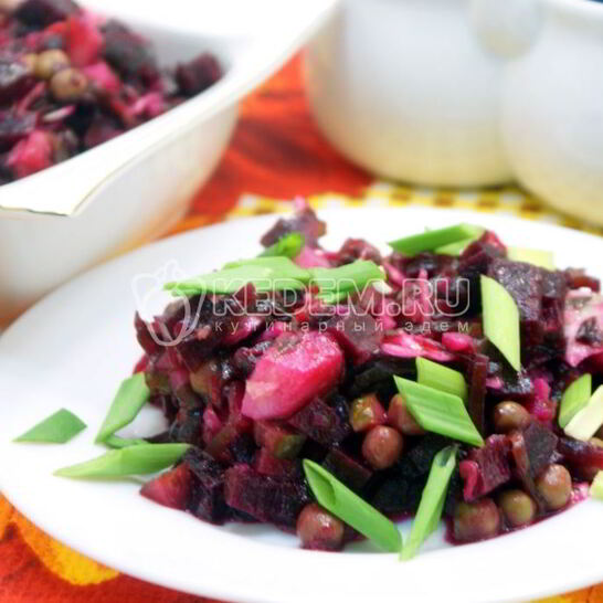 Рецепт винегрета с морской капустой