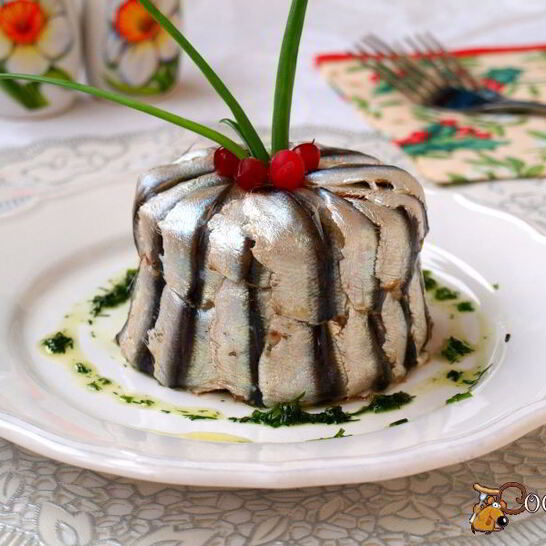 Рецепт винегрета с тюлькой