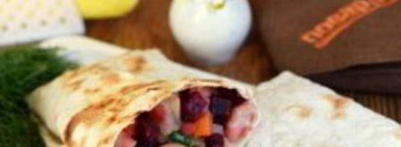 винегрет в лаваше. Шаг 6