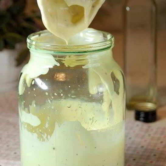 Рецепт домашнего майонеза за минуту