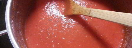 домашний томатно-яблочный кетчуп со свежими пряными травами. Шаг 6