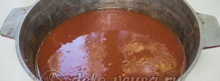 кетчуп из помидоров и алычи на зиму. Шаг 7