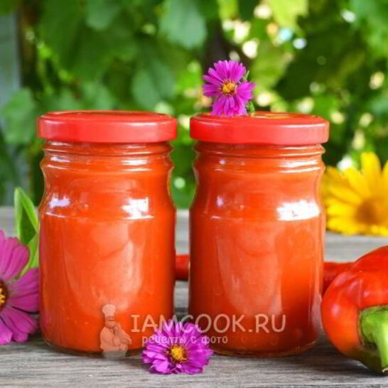 Рецепт кетчупа с болгарским перцем