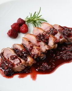 Малиновый соус к утке