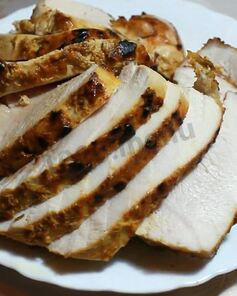 Пастрома из филе индейки в маринаде из горчицы и меда