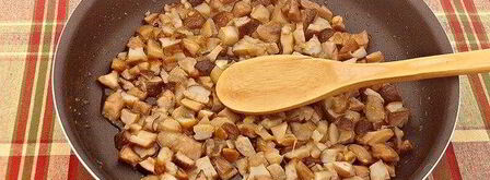 сливочно-грибной соус. Шаг 7