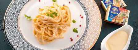 сливочный соус к макаронам. Шаг 7