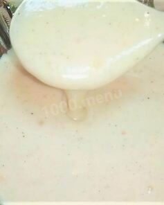 Белый соус бешамель на молоке с мукой