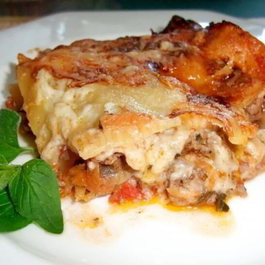 Рецепт лазаний с фаршем бешамель домашняя в духовке