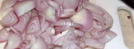 соус из голубого сыра и шалота. Шаг 3