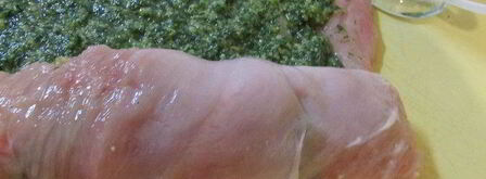 филе индейки с соусом песто. Шаг 9