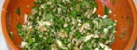 филе свинины с соусом песто из семечек. Шаг 4