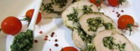 индейка с соусом песто. Шаг 6