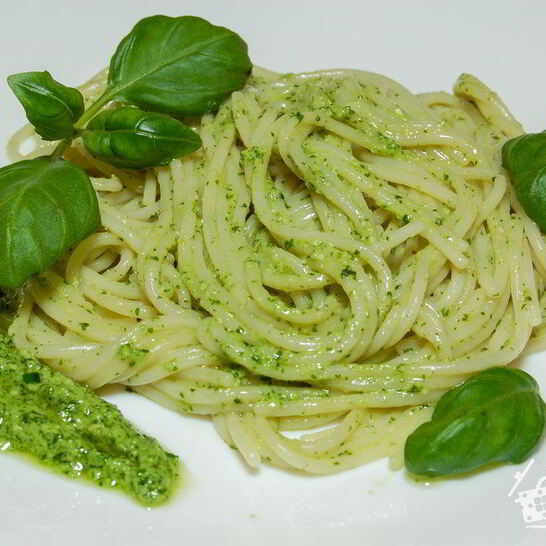 Рецепт макарон с соусом песто