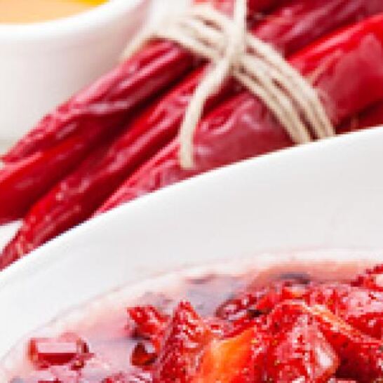 Рецепт клубничной сальсы