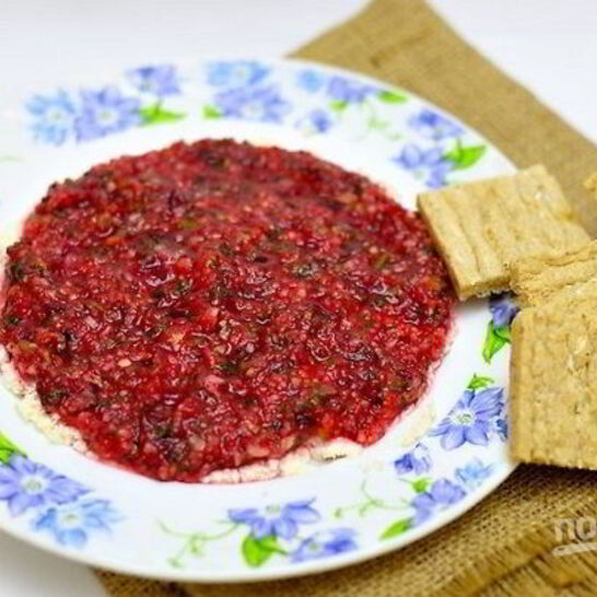 Рецепт клюквенной сальсы