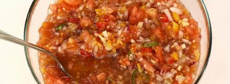 мексиканская сальса с кукурузными чипсами. Шаг 7