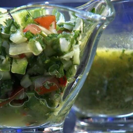 Рецепт острой зеленой сальсы