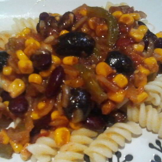 Рецепт пасты мексиканец с соусом сальса