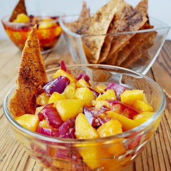 Рецепт персиковой сальсы