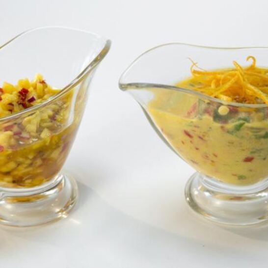 Рецепт сальсы из манго с карри