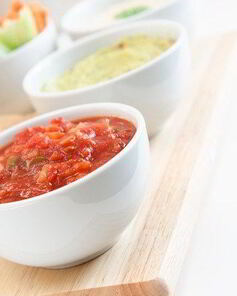 Сальса из жареных на гриле овощей