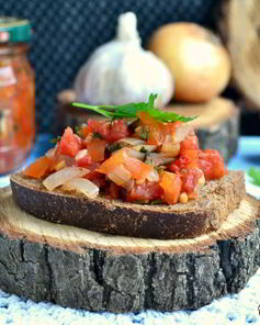 Соус Сальса из томатов на зиму