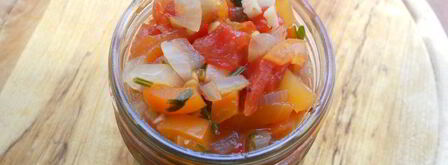 соус сальса из томатов на зиму. Шаг 7