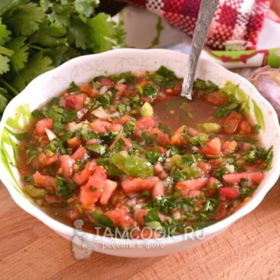 Рецепт соуса сальса из томатов