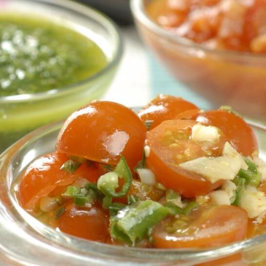 Рецепт соусов сальса круда, сальса роха, сальса верде