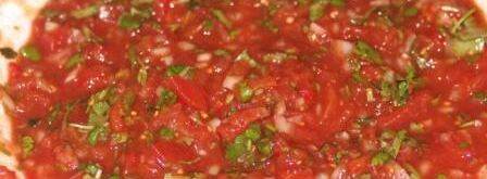 томатная сальса с кинзой и луком. Шаг 6