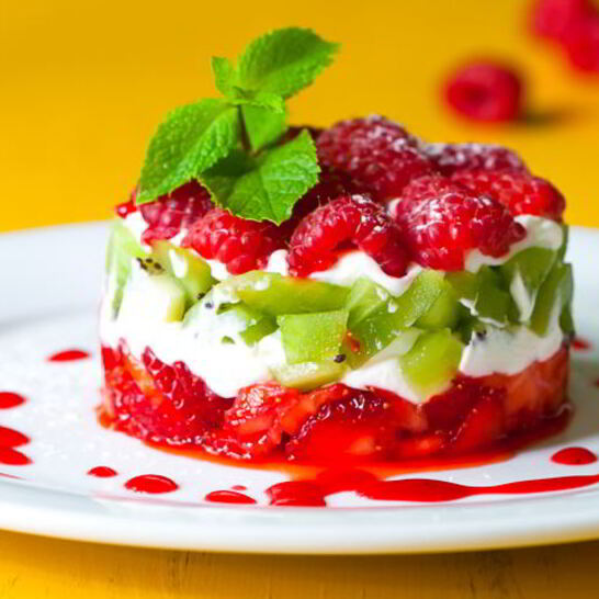 Рецепт фруктового тартара