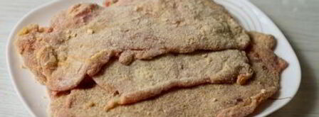 шницель из свиной вырезки с соусом тартар. Шаг 8